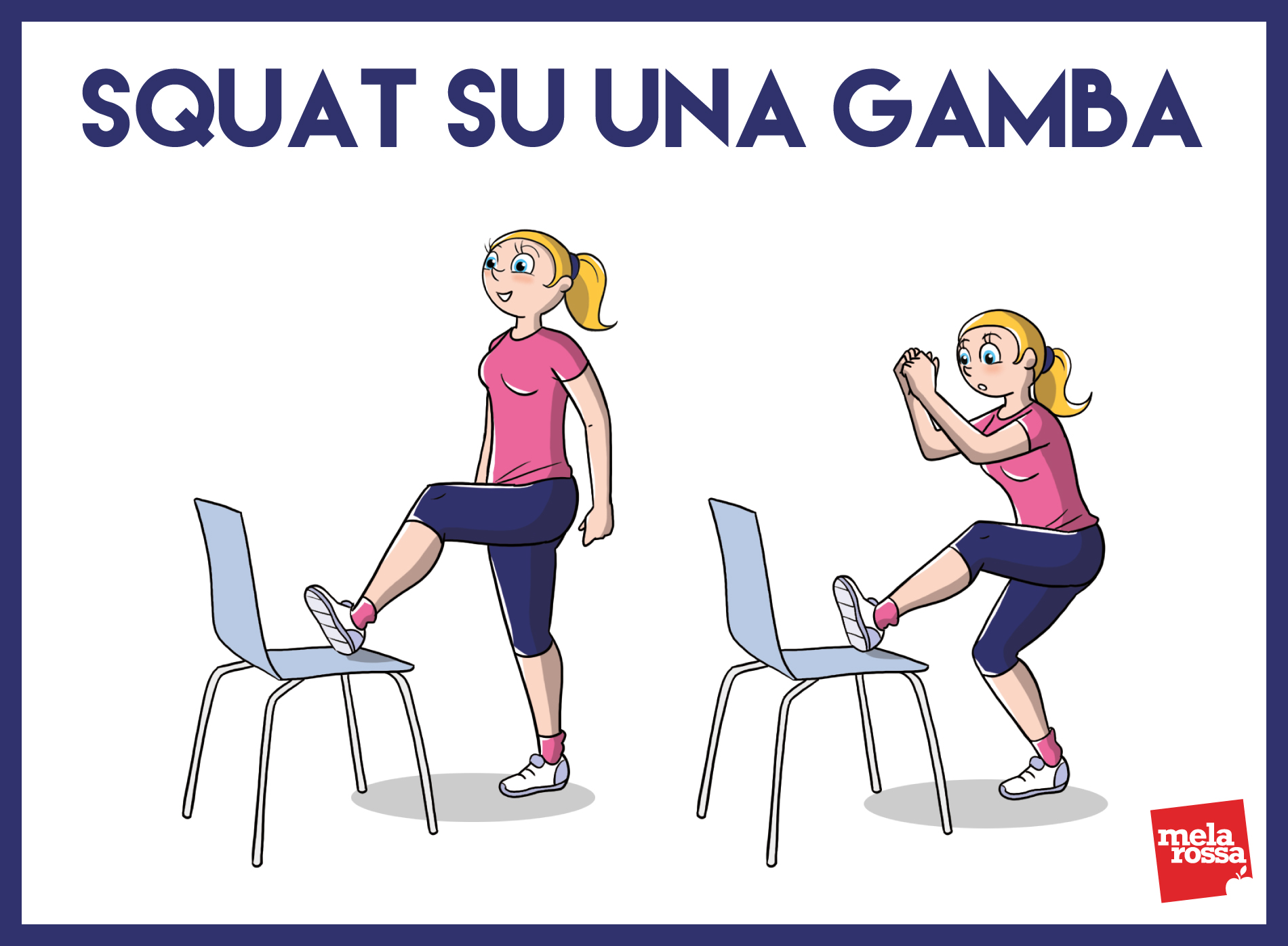 Gag Circuito Gambe Addominali Glutei Tonici Con Una Sedia