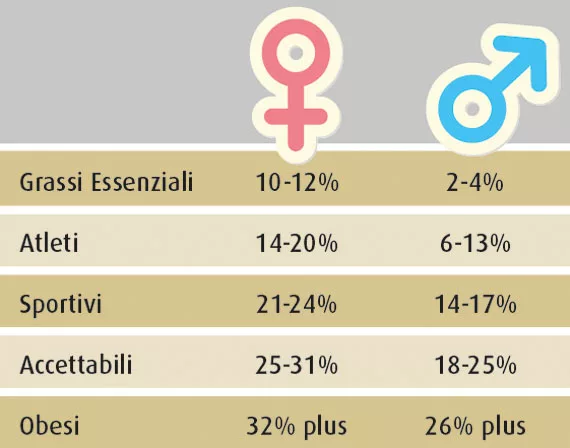 qual e la tua percentuale di massa grassa melarossa