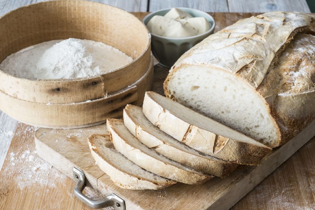 Pane di semola con pasta madre