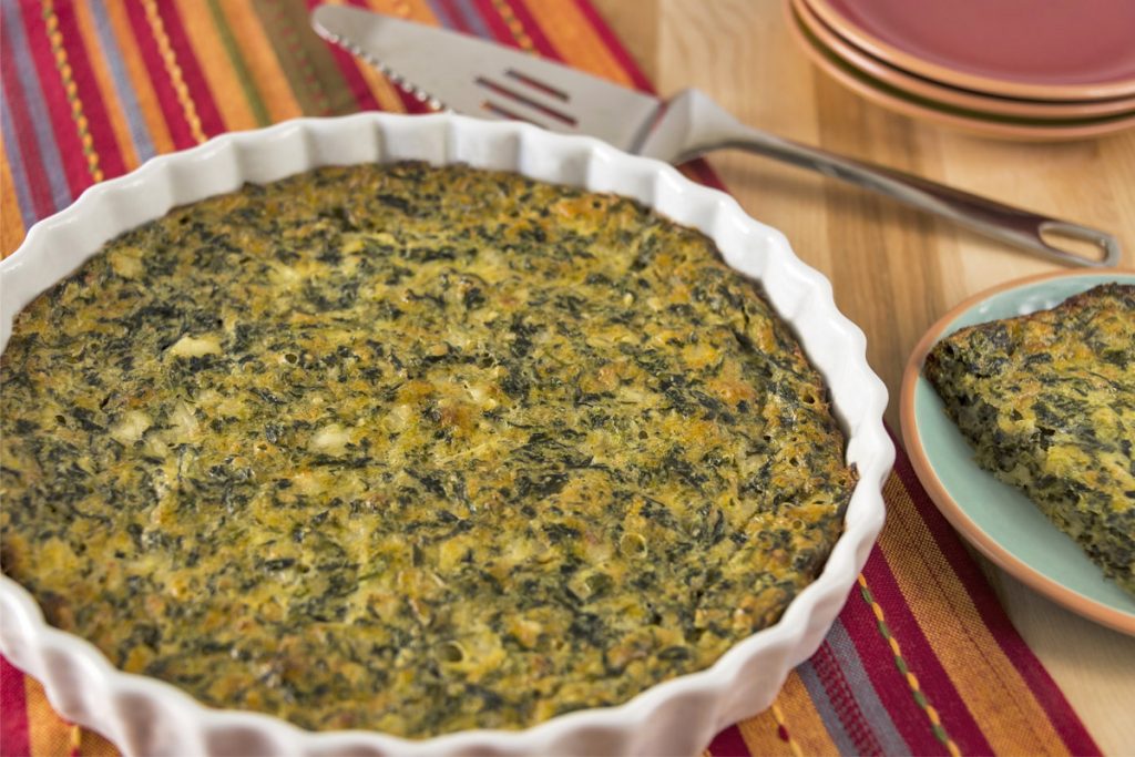 Sformato di quinoa con ricotta e agretti