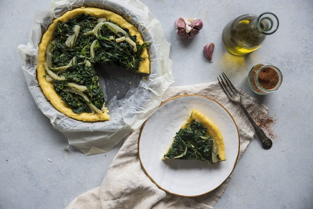 ricetta torta salata di polenta