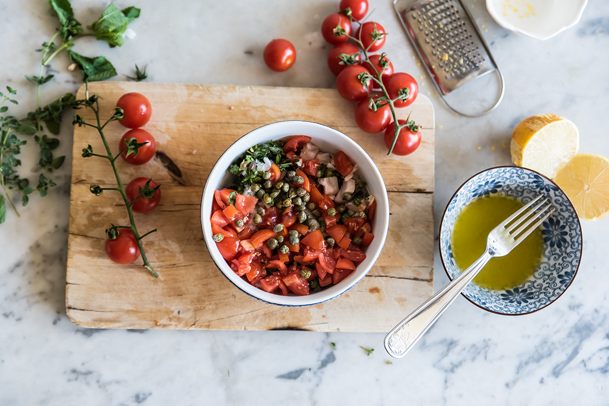 Tartare di pesce spada - ricette light - Melarossa