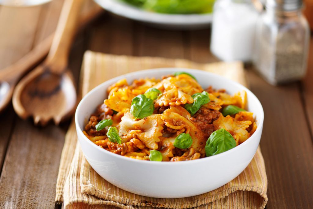 Pasta con sugo di verdure nascoste