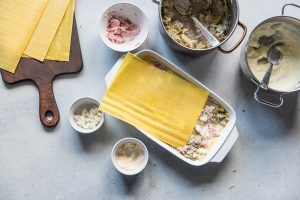 lasagne con carciofi