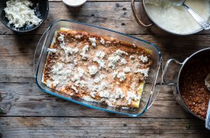 lasagne al forno con ragù di carne