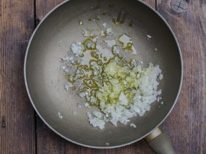 risotto al radicchio fase 1