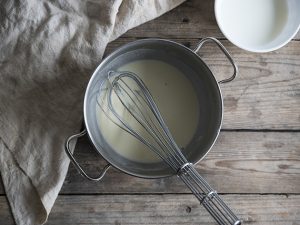 indivia belga e patate al gratin preparazione besciamella