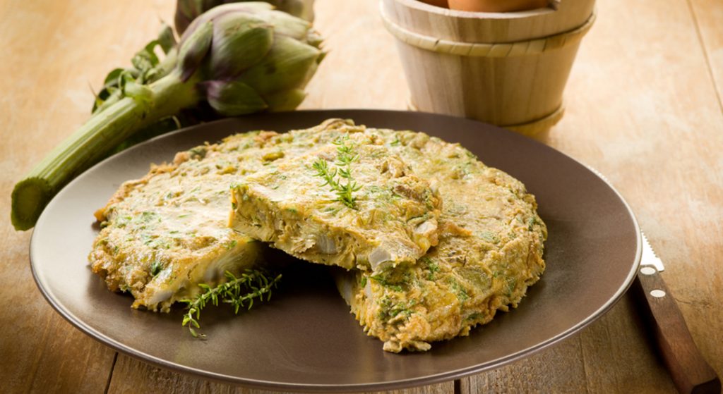 frittata di carciofi