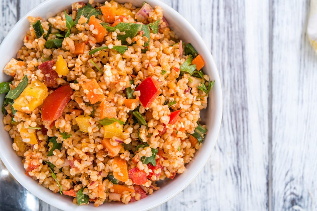 Insalata di bulgur ai profumi dell’orto