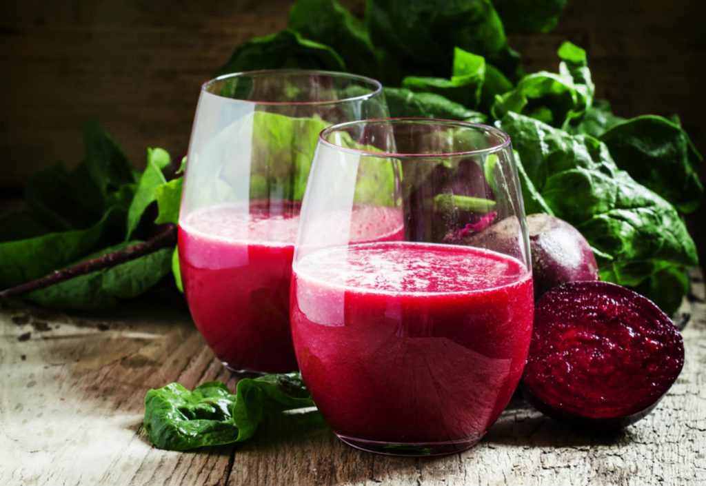 smoothie energetico con barbabietola