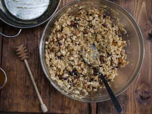 granola frutta croccante