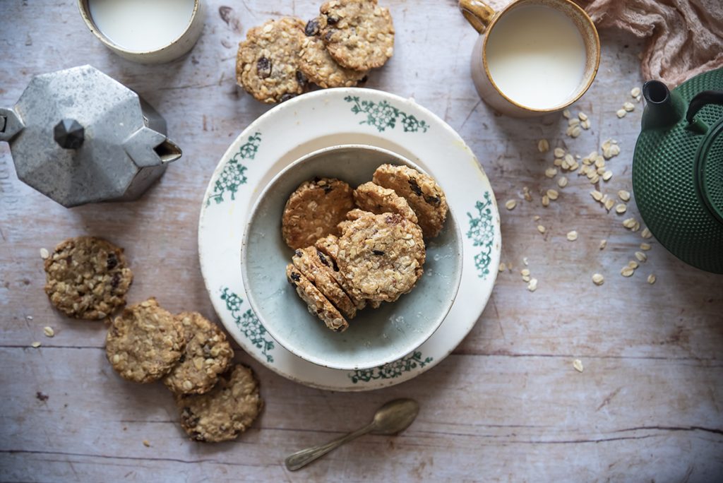 biscotti con fiocchi d'avena