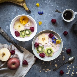 Smoothie Bowl Con Yogurt Greco Frutta E Avena Ricette Light Melarossa