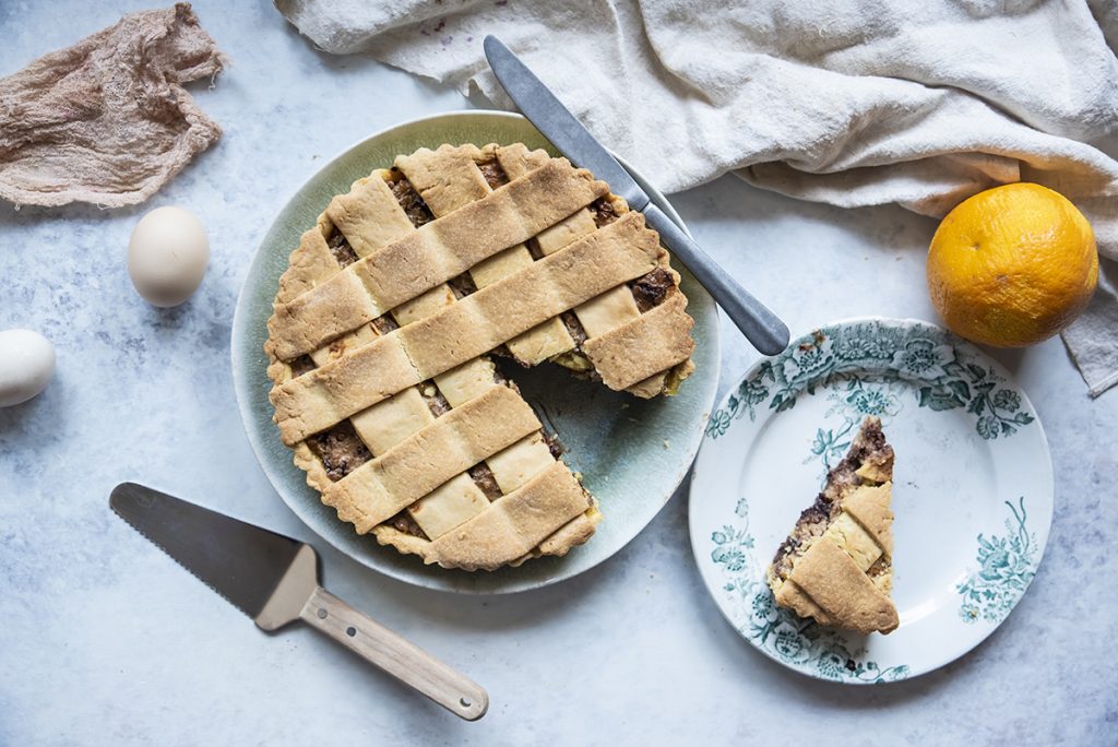 Crostata ricotta e cioccolata