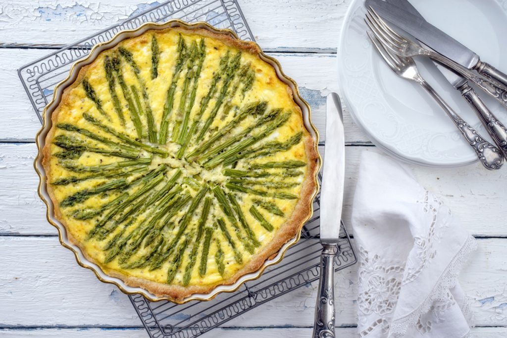 torta salata agli asparagi