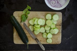 panzanella verdure carote cetrioli