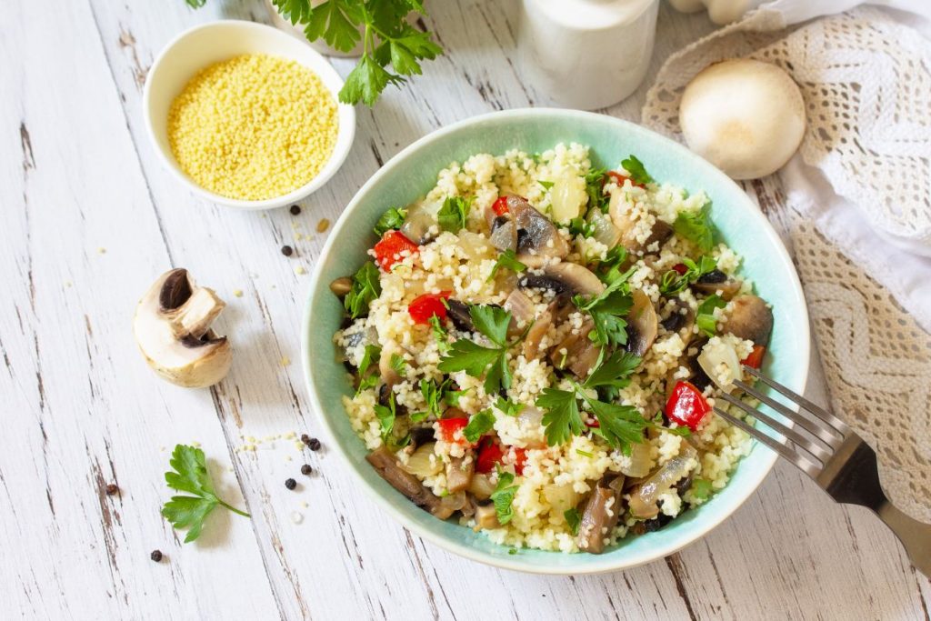 cous cous con funghi