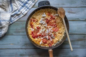 risotto alla pescatora seppie pomodori