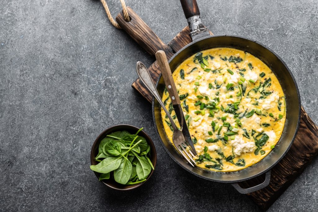 frittata alle erbe aromatiche e origano