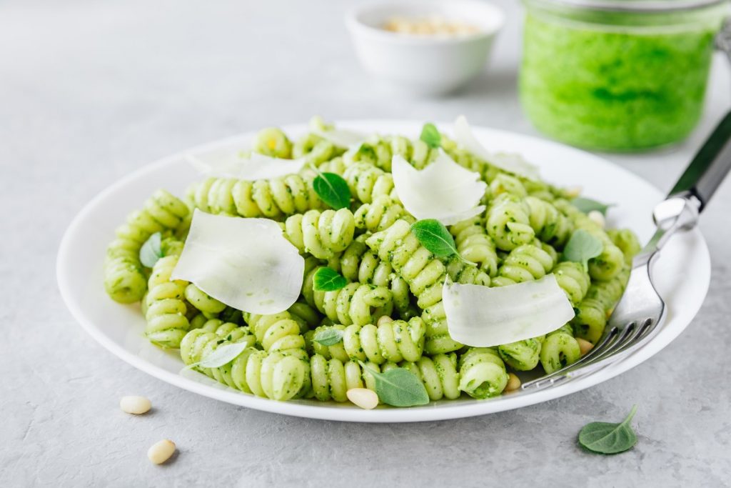 Pasta Con Pesto Di Rucola - Melarossa