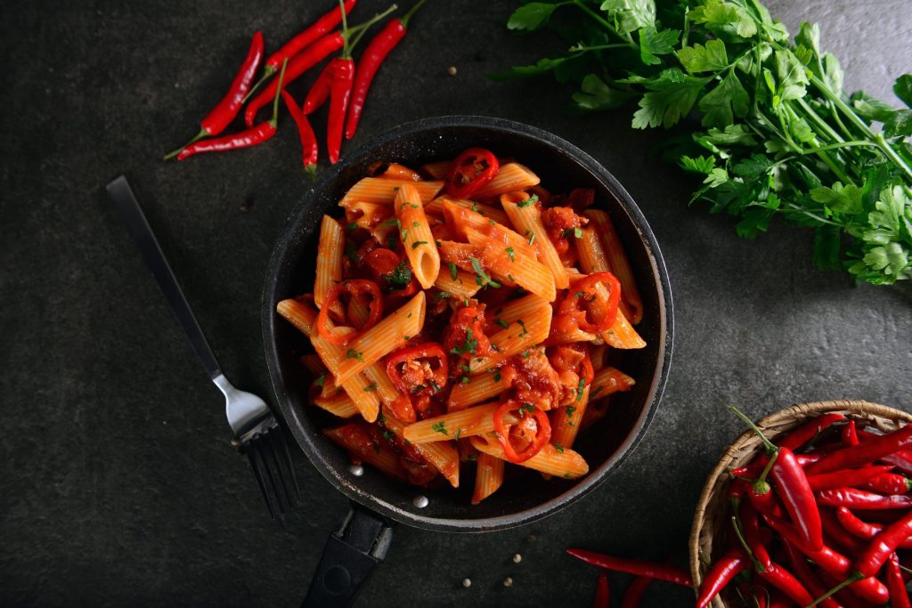 pasta all'arrabbiata: ricetta classica