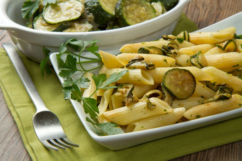 Pasta con zucchine