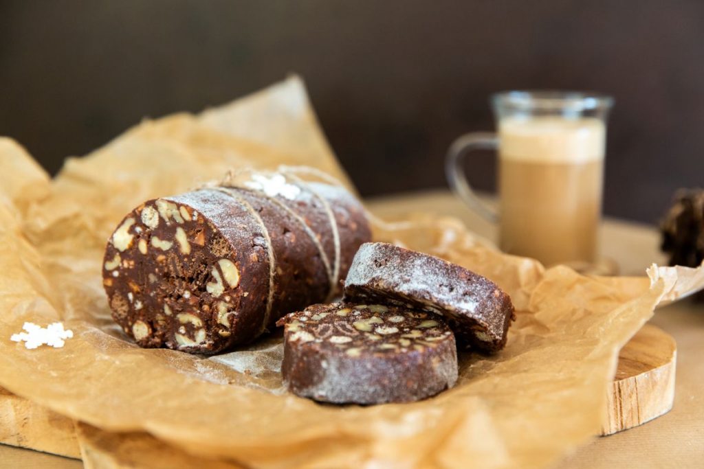 Salame di cioccolato, facilissimo e goloso