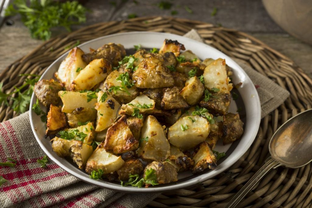 topinambur al forno, un contorno leggero e appetitoso