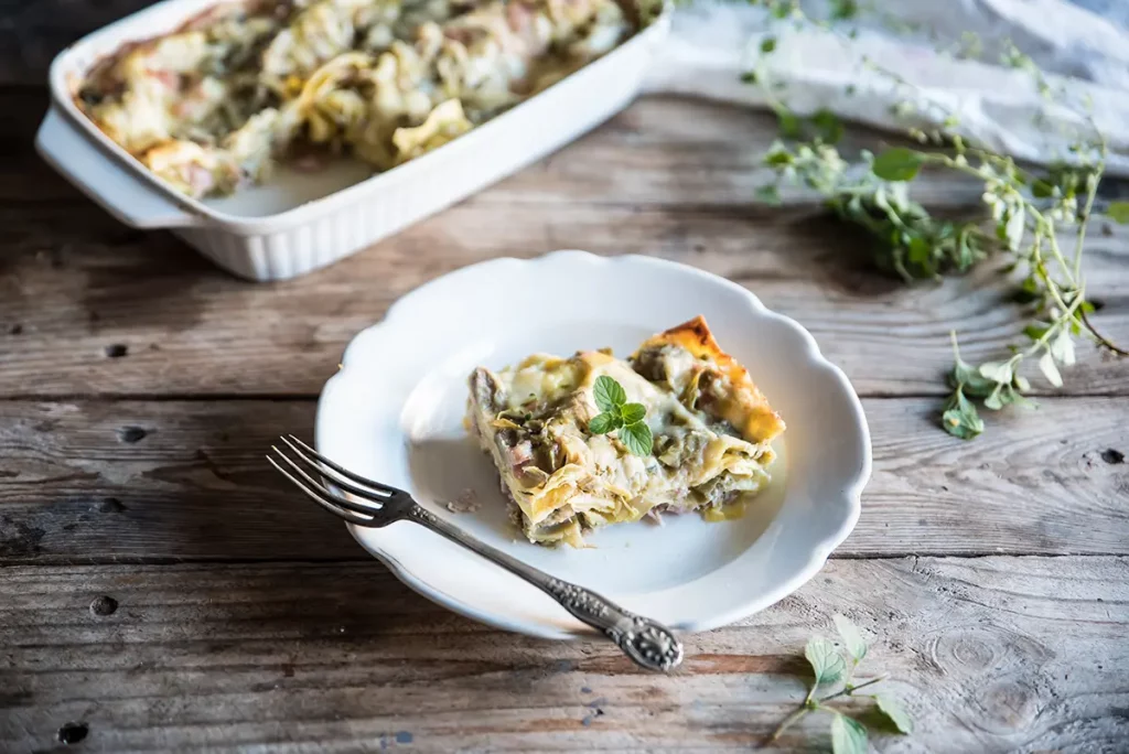 lasagne ai carciofi