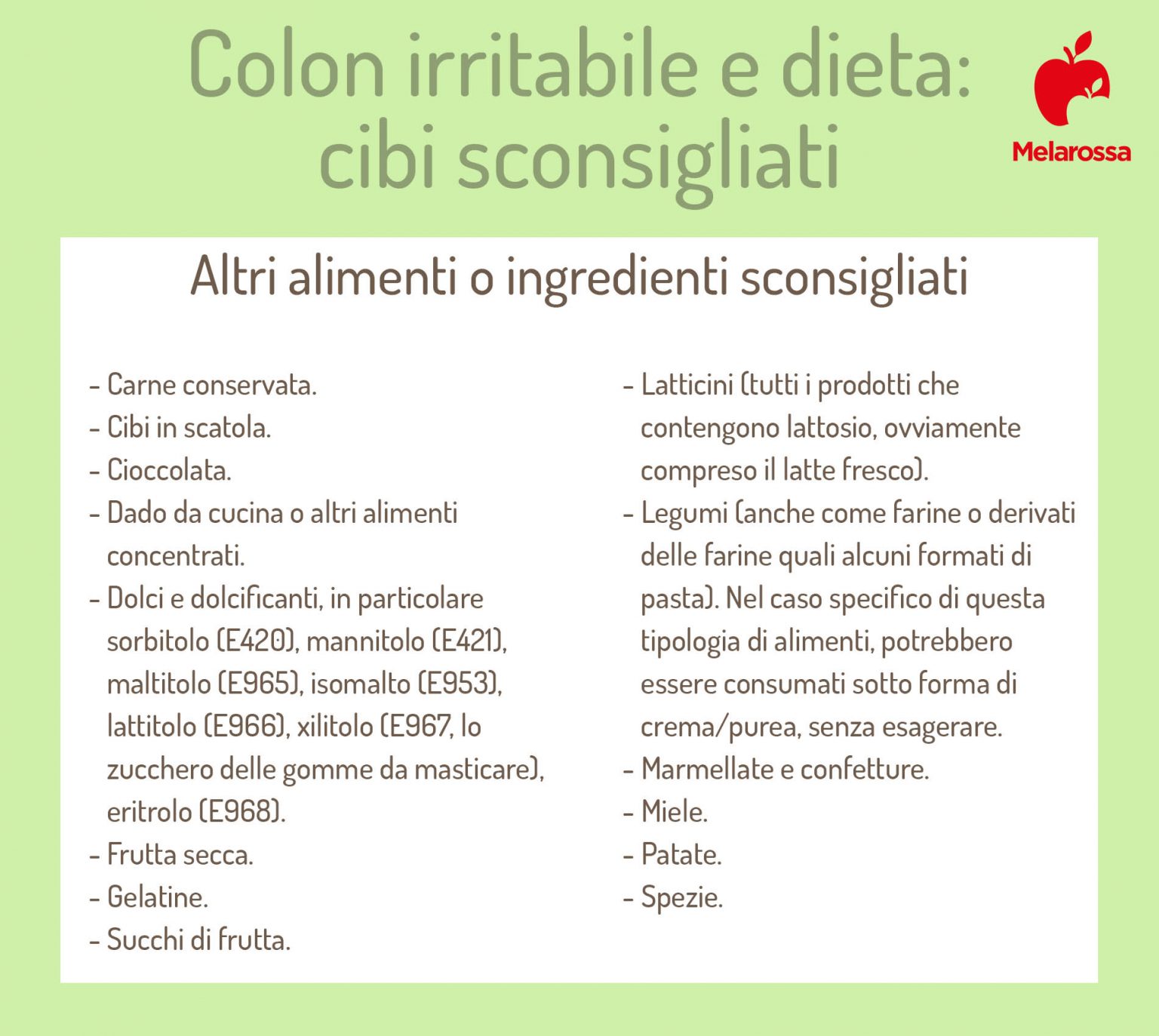 Dieta Per Colon Irritabile Cosa Mangiare Cibi Fodmap E Menù 3042