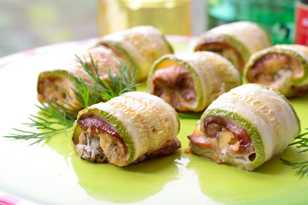 involtini di mortadella e zucchine