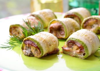 involtini di mortadella e zucchine