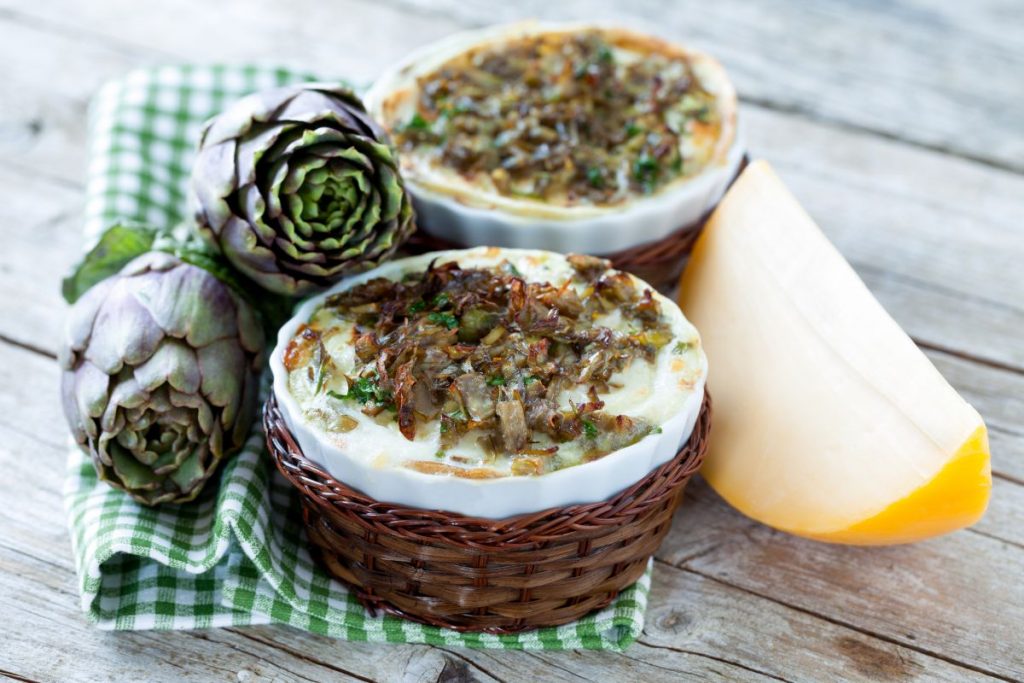 sformato di carciofi un goloso secondo vegetariano