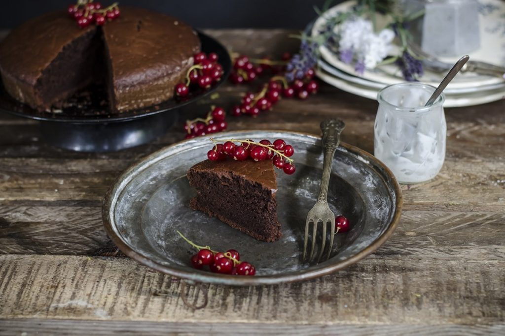 torta light al cacao e yogurt