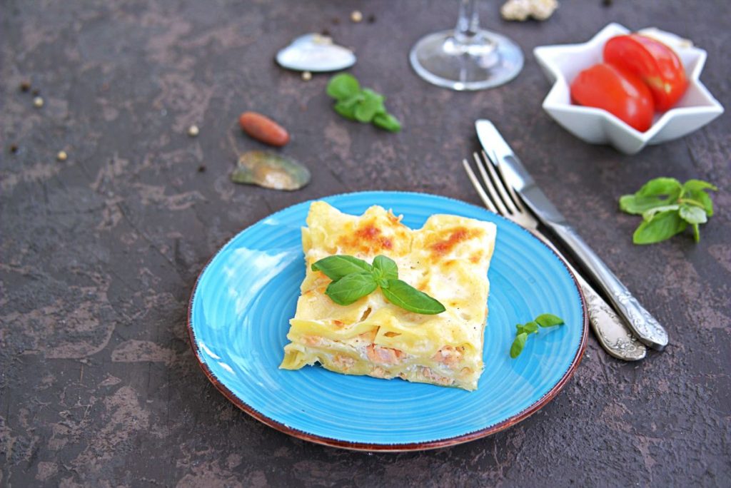 lasagne al salmone un primo veloce e goloso