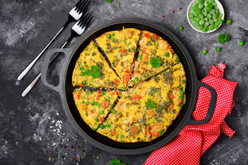 Frittata al forno un secondo completo e veloce