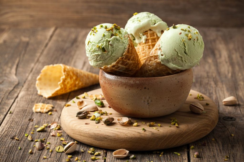 gelato al pistacchio