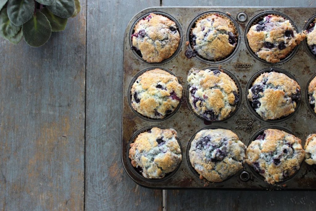 Muffin ai mirtilli i dolcetti soffici e golosi