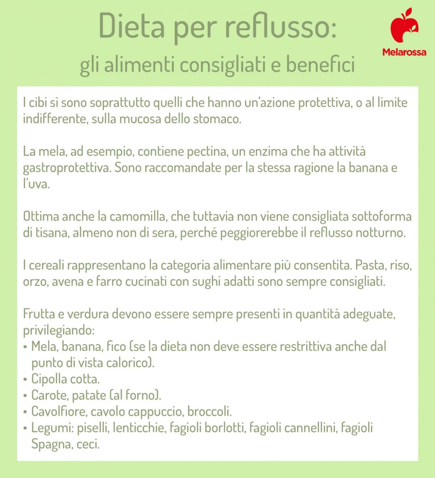 Dieta Per Reflusso: Cosa Mangiare, Cosa Evitare E Menù