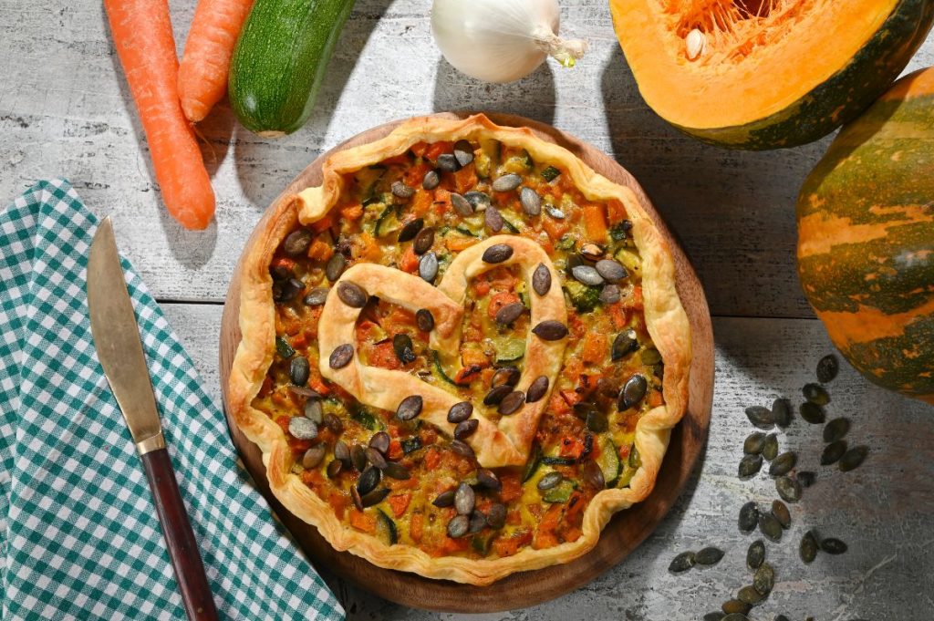 torta salata di zucca