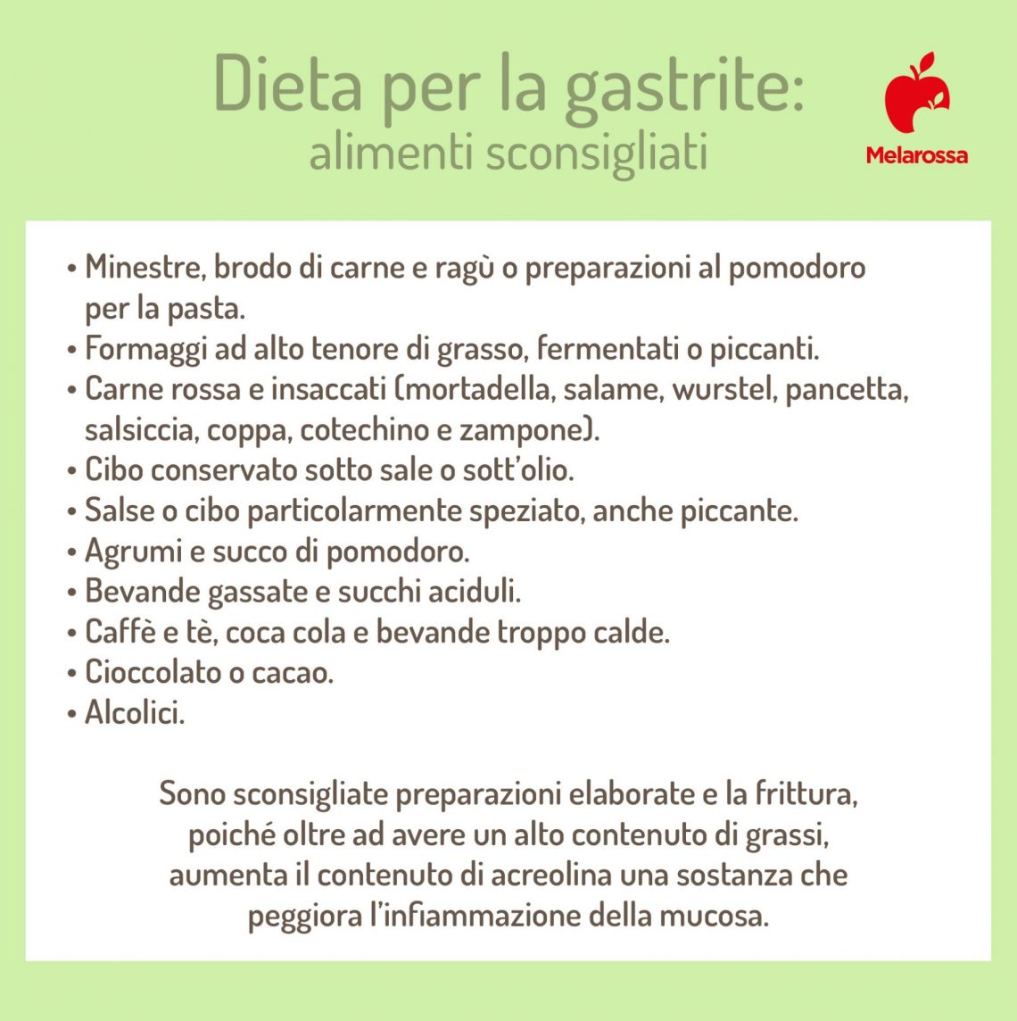 Dieta Per La Gastrite: Cosa Mangiare, Cosa Evitare E Menù