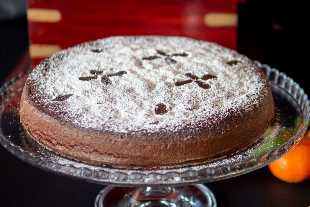 torta noci e cioccolato