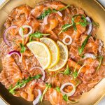 carpaccio di salmone