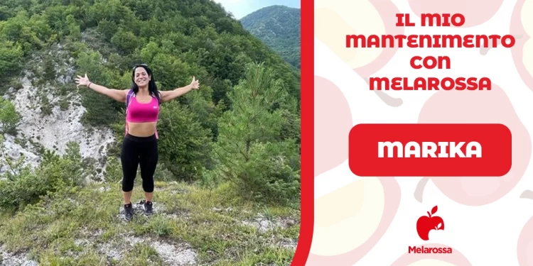 La foto di Marika, 47 kg in meno con Melarossa